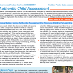 Learning Guide: Using Authentic Assessment to Promote Children's Learning